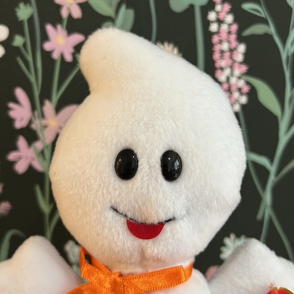 VINTAGE TY SPOOKY the ghost original Beanie Baby WITH TAG 1995 Style 4090 plush - Picture 3 of 11